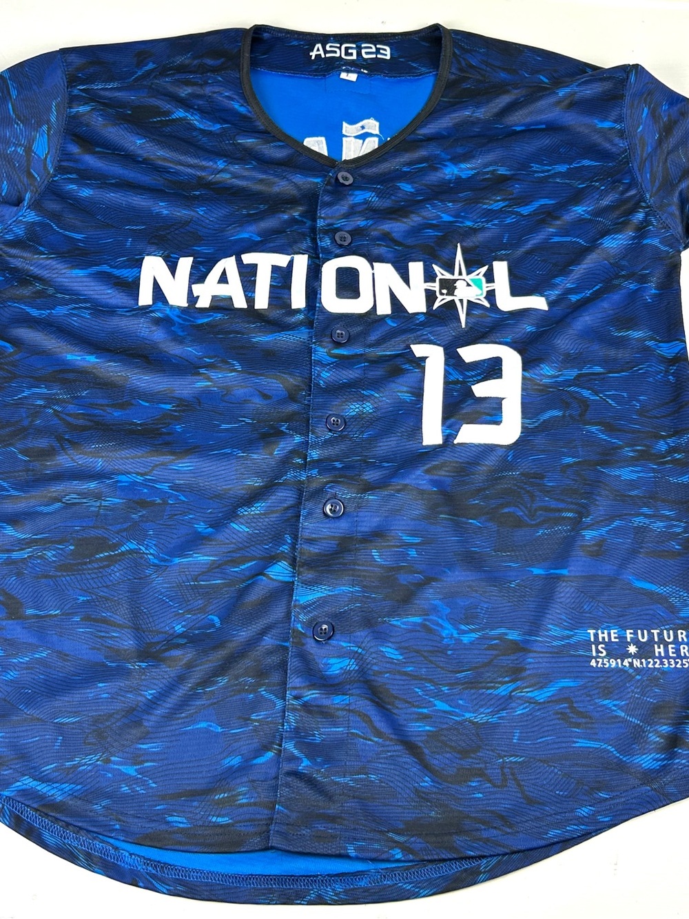 Ronald Acuna Jr All star Game Baseball Jersey 2023 Replica National League